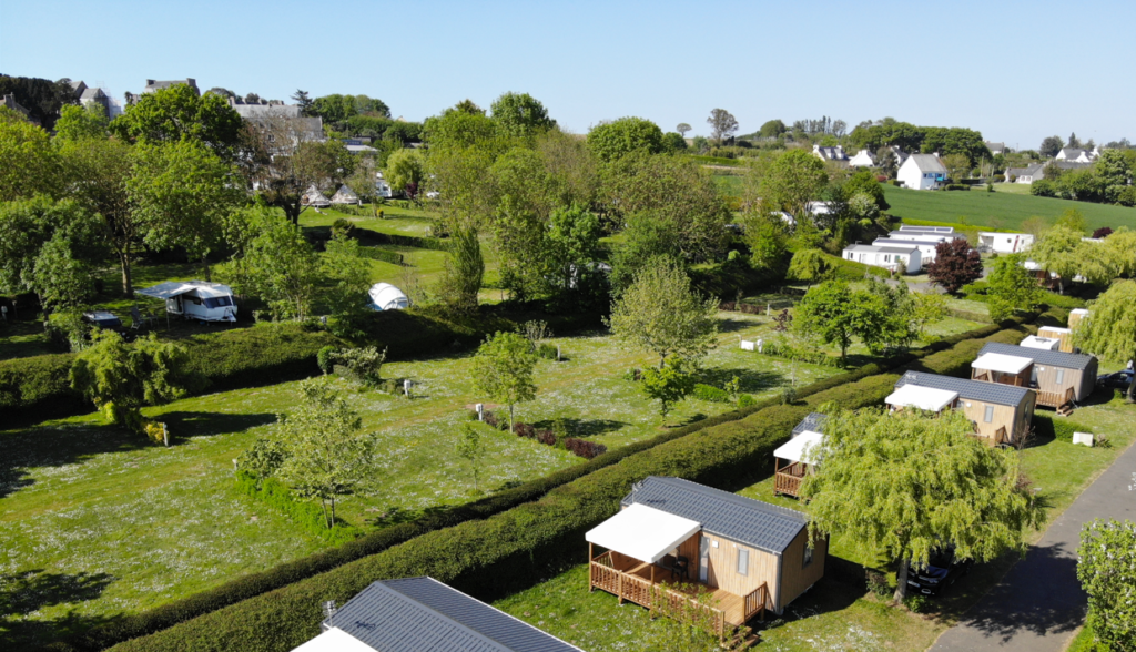 vue basse du camping